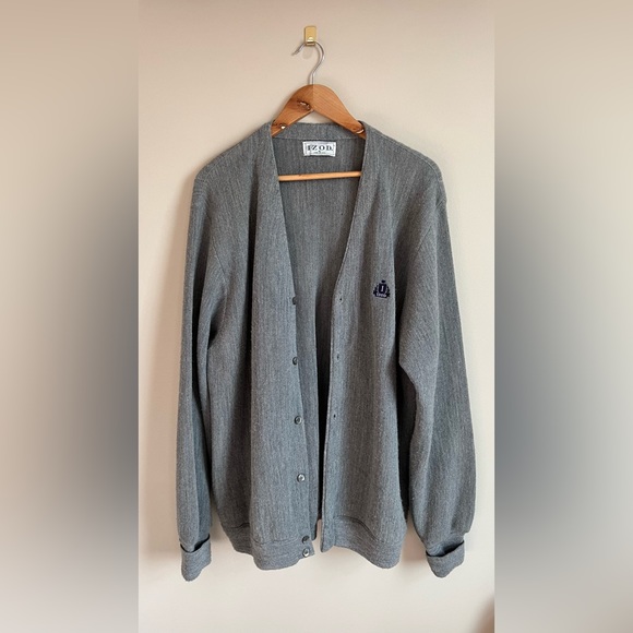 Izod Mens XL Cardigan Made in USA - Picture 2 of 3